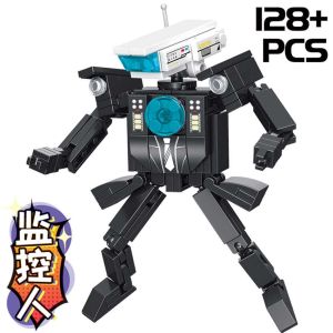 Skibidi Toilet Mainan Anak Building Blocks Skibidi Toilet Kameramen Speaker Man / CCTV Man / Titan Speakerman