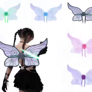 Butterfly Wing Costume for Girl Women Halloween Fairies Wing Costume for Women Girl Birthday Cosplay Christmas Party