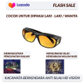 Kacamata Anti Sinar UV Kualitas Terbaik / Kacamata Anti Silau Anti Refleksi Cahaya Hd Vision / Kacamata Anti Radiasi Anti Sinar UV Anti Refleksi Cahaya. 