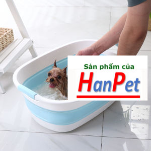 Chậu thau tắm chó mèo GẤP GỌN