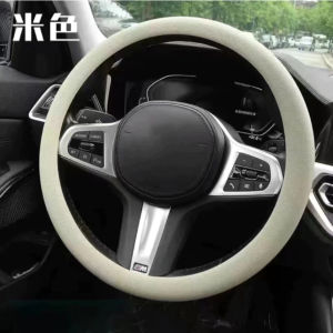 Car Silicone Steering Wheel Cover Elastic Universal Waterproof Anti Slip Soft 27-42 Stereng Kereta