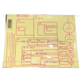 Kertas / Label Stiker Fox No. 125 uk. 17 x 58 mm (Persegi Panjang). 