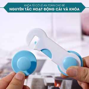 Khoá Cài Tủ Lạnh Tủ Bàn Ngăn Kéo An Toàn Cho Bé