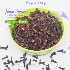 Cengkih Kering atau Cengkeh Kering 100gr Organik - Grade A