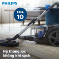 Máy Hút Bụi Philips FC9350/01 1800W -  Đầu Hút Multi Clean - Bộ Lọc Hepa 10 Có Thể Rửa - Hàng Phân Phối Chính Hãng. 