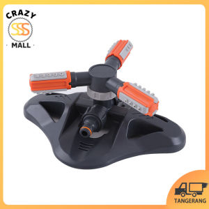 Penyiram Taman Berputar 3 Head Semprotan Air 360 Derajat Anti Karat Untuk Rumput Tanaman