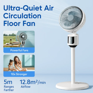 DC Ultraquiet air circulation fan Powersaving floor fan Electric fan powersaving floor fan