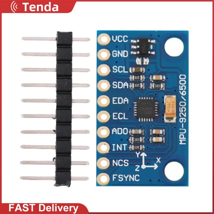 GY-9250 mpu9250 Mô-đun cảm biến 9 TRỤC/9 trục đặc tính IIC/SPI Con quay hồi chuyển + máy gia tốc + thiết bị cảm biến từ kế 3-5V