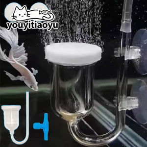 YOUYITIAOYU Oxygenation Pump Kit Silent Air Refiner Bubble Plate with Check Valve for Fish Tank Aquarium Boosting & Water Aeration