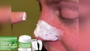 📦 Stok Ada!OUHOE Blackhead Nose Mask Set Gentle Cleansing Blackhead Acne Firming Delicate Pores Apply Blackhead Clear Mask