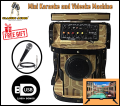 New Model CLASSIC AUDIO Mini Karaoke and  Videoke Machine MEDIUM size with TV + USB/Flashdrive + PLATINUM Wired MICROPHONE (Assorted Design) Super Heavy Duty Karaoke Set  For Outdoor/Indoor Party  Super High Performance(100% Original) (2 Year Warranty). 