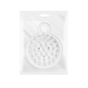 CHARM Sikat Silikon / Sisir Keramas Kepala Anti Ketombe Sikat Rambut Bulat Silikon Sisir Keramas Rambut Dan Pemijat Kulit Kepala Lembut Alat Gosok Rambut Silicone