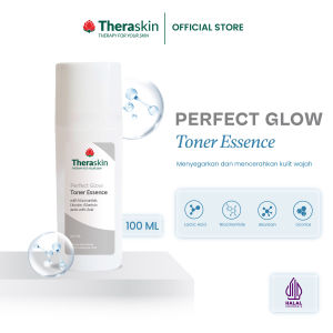 Theraskin BPOM Perfect Glow Toner Essence - Toner Essence Glowing untuk Kulit Kusam dan Noda Bekas Jerawat dengan Niacinamide Licorice dan Lactic Acid