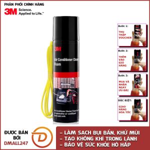 Chai xịt vệ sinh hệ thống điều hòa ô tô 3M 3M-ACC - Làm sạch & khử mùi AC ô tô không tháo tap-lo