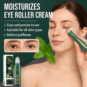 Mint Essence Fades Fine Lines and Elastic Roller Eye Cream Massage Roller Eye Cream Firming Eye Essence Oil Improves Dark Circles and Eye Bags Fades Fine Lines and Lifts薄荷精华眼霜