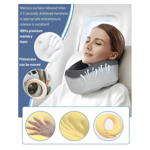 Portable Ushaped Pillow for Neck and Cervical Support during Travel