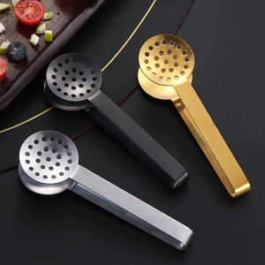 2Pcs Teabag Squeezer Clip Durable Steel Strainer Teas Pickers Tool For Brewing Teas Hot And Party Accessories
