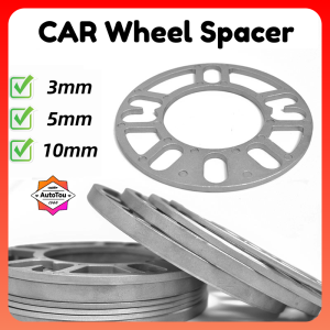 3mm 5mm 10mm Car Wheel Spacer Adaptor Shims Plat Universal Thickness Alloy Aluminum For 4x100 4x114.3 5x100 5x108 5x114.3 5x120