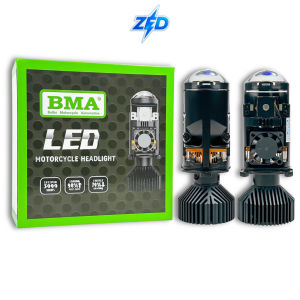 Đèn Pha LED Bi Cầu Mini R04F BMA Hàng Cao Cấp - 55W Nhẹ Điện Pha Màn Chập Lắp Oto Xe Máy BH 2 Năm