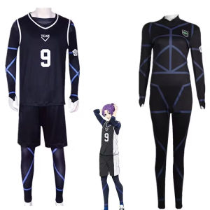 Blue Lock Anime Cosplay Costume Isagi Yoichi Chigiri Bachira Rensuke Kunigami Football Soccer Training Uniform Full set Outfit
