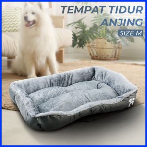 COD Kasur Tempat Tidur Anjing Kucing Ukuran Besar Tebal Empuk - Gray