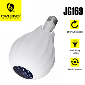 JG169 Multi functional RGB LED Party Laser Stage Disco Light 180° Rotatable Design For Christmas Decorations Dance KTV