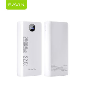 BAVIN PC051 20000mAh Digital Display Fast Charging Powerbank 22.5W Widely Compatible for iPh 16 Series & Android Devices
