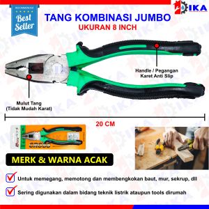 TANG KOMBINASI 6 - 7 - 8 INCH / PLIERS GAGANG KARET KUALITAS BAGUS MURAH EKONOMIS / ALAT TUKANG