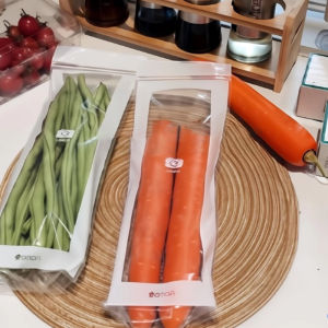 [HUSTOM] COD Fruits Vegetables Fresh-keep Bags Reusable Refrigerator Storage Bags Thickened Leakproof Containers Kitchen Sealed Packaging Bag