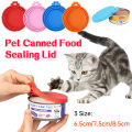 Pet Food Can Cover Silicone Canned Lid Reusable Cat Dog Food Seal Cover Four Colors. 
