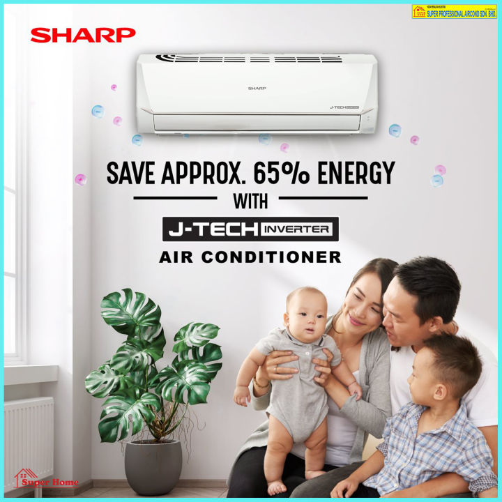 Sharp J Tech Inverter Air Conditioner 10hp 25hp Pwp Installation R32 J Tech Inverter Air 8590