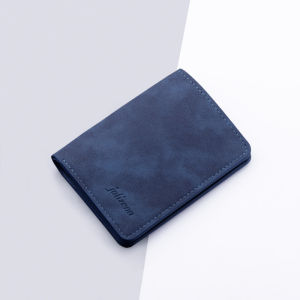 LZD Mini Wallet Card Holder Mens Ultra-Thin Multi-Functional Driving License Leather Case Multiple Card Slots Id Card Holder Vertical Card Clamp Women