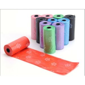 【Beli 10 Gratis 2】1 roll Refill Plastic Kotoran Anjing Poop Bag Kantong Plastik Sampah Kantong sampah Cakar Kucing plastik pup