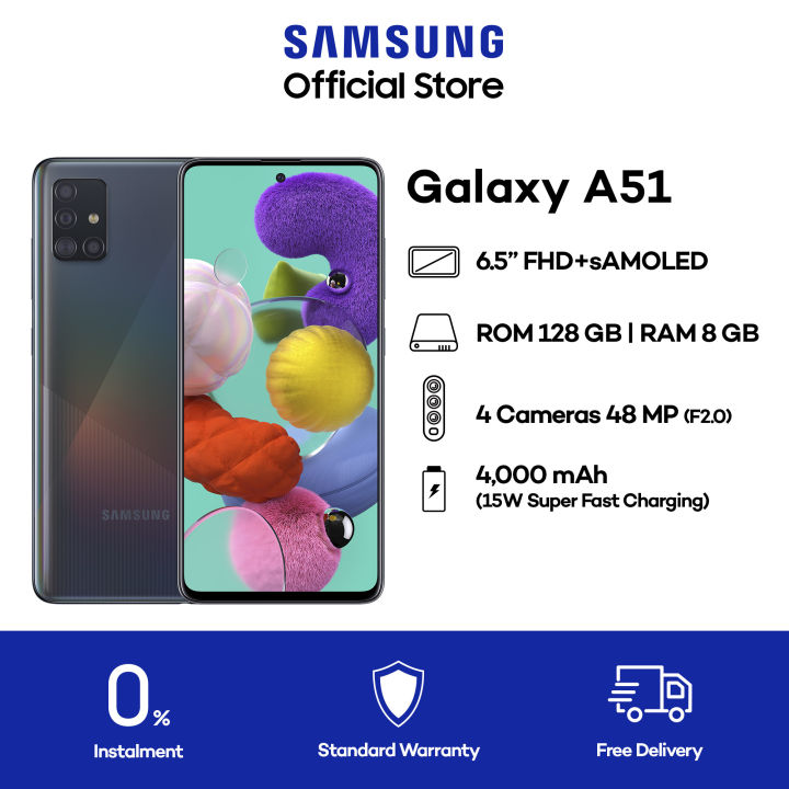 Samsung Galaxy A51 (A515) (Prism Crush Black Prism Crush Blue