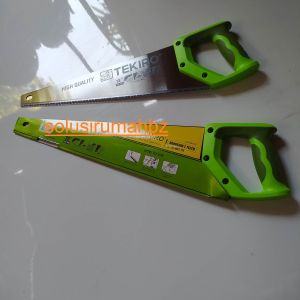 Gergaji Tangan tekiro gagang karet fiber pilih 18" or 20" JAPAN STANDART graji kayu 18 20 inch hand saw handsaw