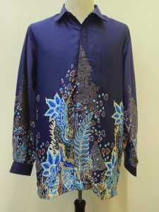 Kemeja Batik Lelaki Callista #Kemeja23032 Seta Pura Silk BBS