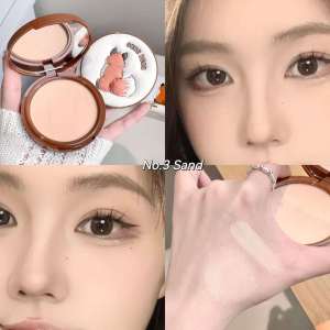 Fun live New Gege bear cloud silk light makeup setting powder little fox cute