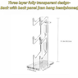 <KKT>  Acrylic Gaming Handle Display Rack Không dây Máy tính để bàn Tai nghe Hanger Universal Receive Stand Display Rack
