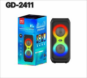ลำโพงบลูทูธ รุ่น GD2411-GD2418 ดอกลำโพง4*2นิ้ว รองรับUSB TF ไฟLED เสียงแน่น พกพาง่าย ลำโพงบลูทูธ รุ่น GD2411-GD2418 ดอกลำโพง4*2นิ้ว รองรับUSB TF ไฟLED เสียงแน่น พกพาง่าย ลำโพงบลูทูธ รุ่น GD2411-GD2418 ดอกลำโพง4*2นิ้ว รองรับUSB TF ไฟLED เสียงแน่น พกพาง่าย