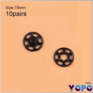 YoPo 10Pair Womens Shirt and Skirt Invisible Button Hidden Snap DIY Baby Clothes Small Buckle Accessory