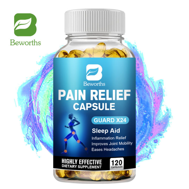 BEWORTHS Pain Relief Capsules Comfort Guard X24 for Sleep Aid
