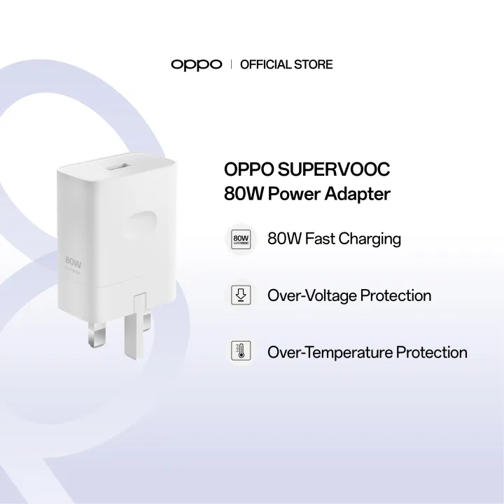 OPPO SUPERVOOC 80W Power Adapter | Fast Charging