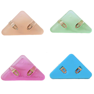 10pcs tái sử dụng góc clip cho túi đựng giấy nonrusting nhựa thiết kế thân thiện nộp hồ sơ phụ kiện