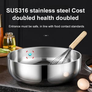 Antibacterial Stainless Steel Wash Basin Antimicrobial Non-sticky Washbasin Energy Saving and Time Saving