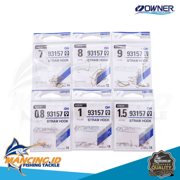 Owner Straw Hook 93157 Hook Kail Pancing Made in Japan