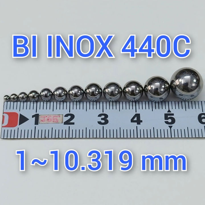 [SUS440C - G10] Bi thép không gỉ inox 440C (1~10.319 mm) cấp chính xác G10, độ cứng cao, không gỉ sét, dùng cho vòng bi, xe đạp, máy móc...