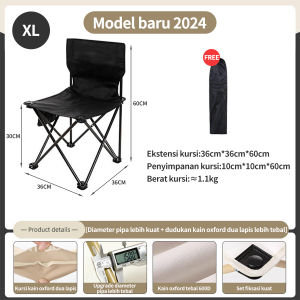 ✨[READY] ✨  Outdoor Kursi Lipat Outdoor Camping folding chair Portable bangku Mini wisata Kursi Gunung Mudah Dilipat Folding Chair Stool Portable Camping