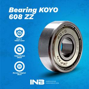 Laker Bearing 608 zz Koyo INB Bearing As Roda Sepeda Roda SkateBoard INB Original Koyo