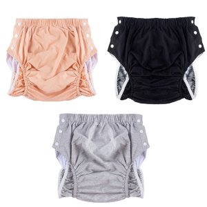 Washable Pants Incontinence Underwear For Adults Super Absorbent Leakproof Design Discreeted Fit Overnight Use