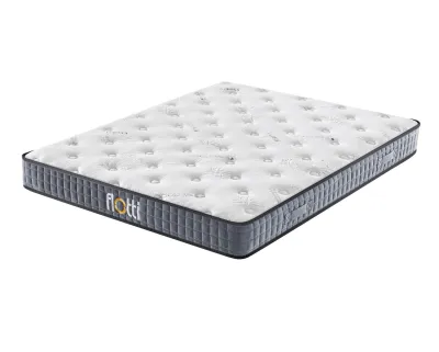 Orthopedic Bamboo 8/12 Inch Wave Hybrid Memory Foam Pocket Spring Mattress